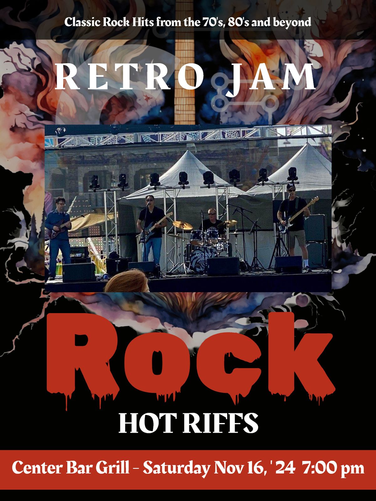 Retro Jam live at Center Bar Grill in Foothill Ranch