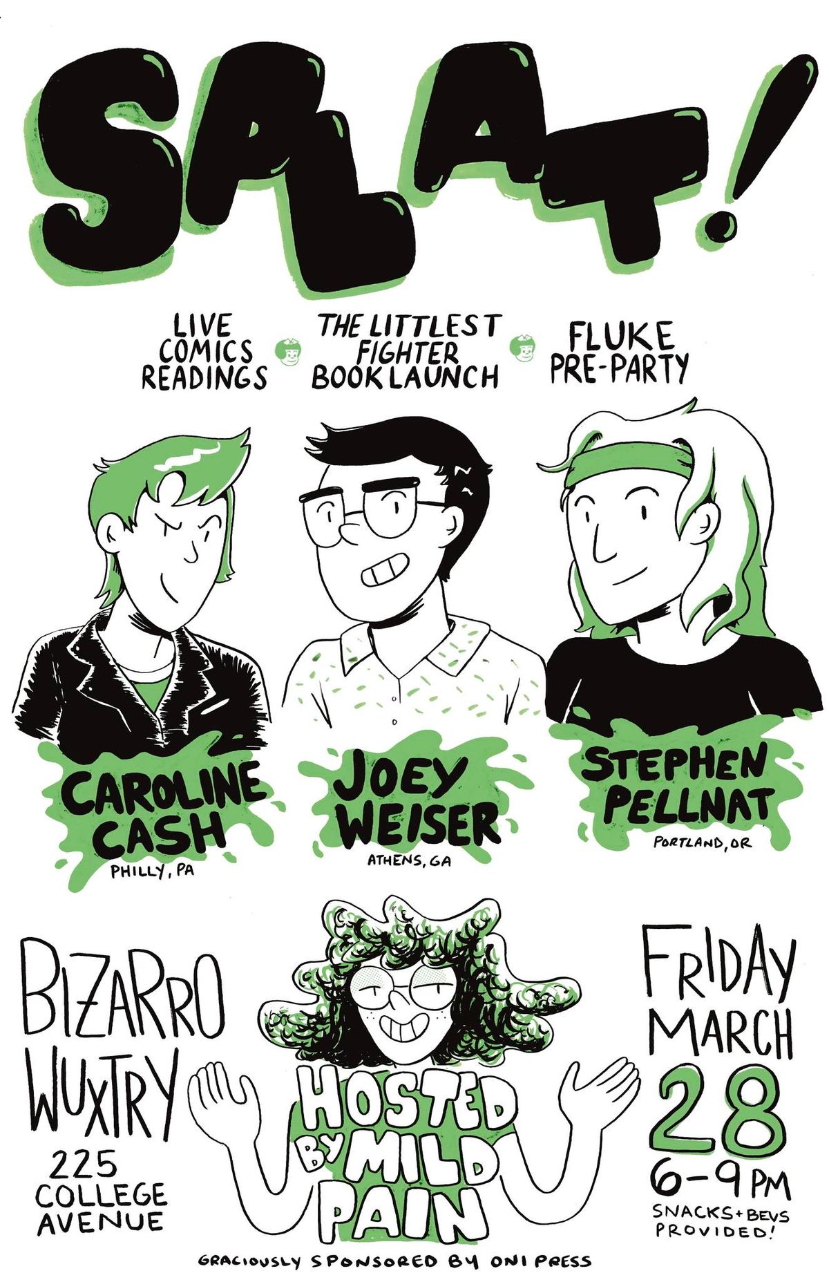 SPLAT! A live comic reading event