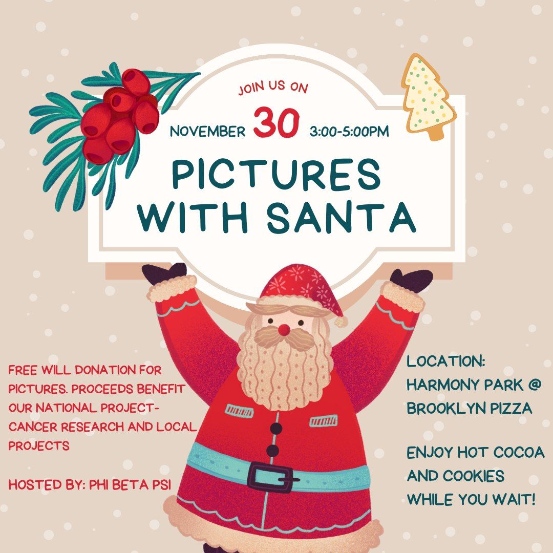 Phi Beta Psi hosts - Pictures with Santa! 