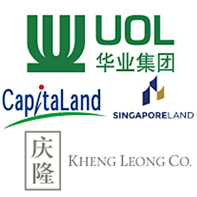 UOL, CapitaLand, Singapore Land & Kheng Leong Co.