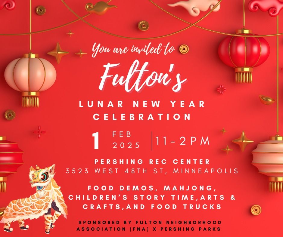 Fulton's Lunar New Year Celebration (Food Demos, Story Time, Mahjong, Arts & Crafts, Food Trucks)