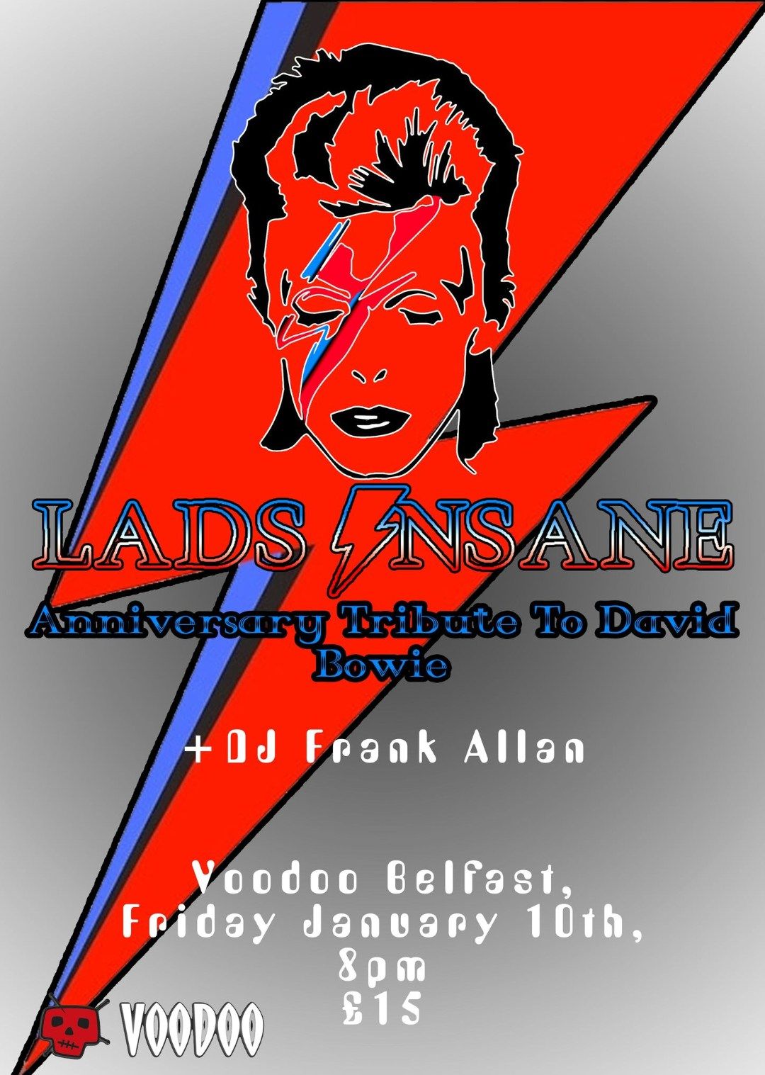 LADS INSANE-ANNIVERSARY TRIBUTE TO DAVID BOWIE