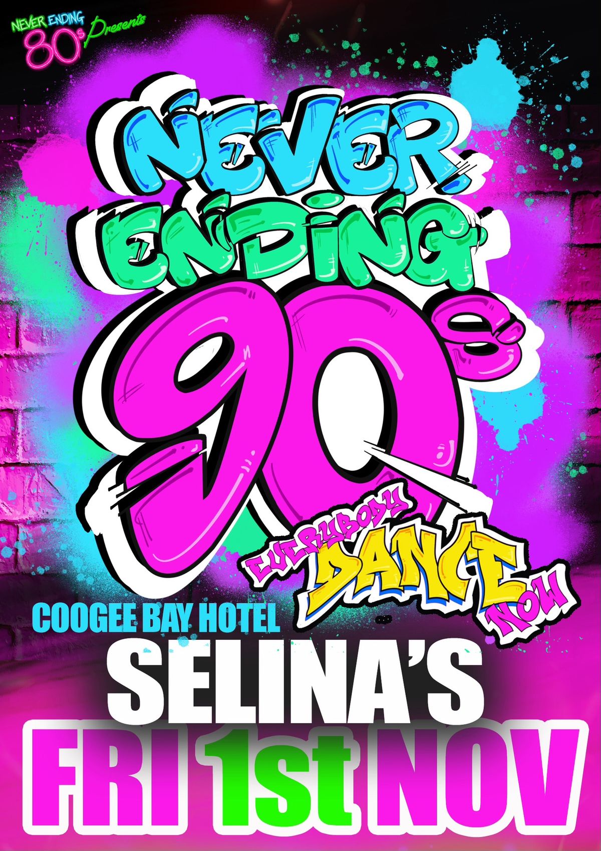 Never Ending 90s Party - Selina's Coogee