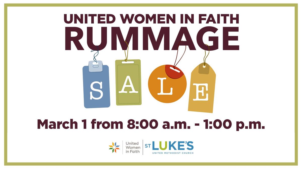 Annual Rummage Sale at St. Luke's UMC