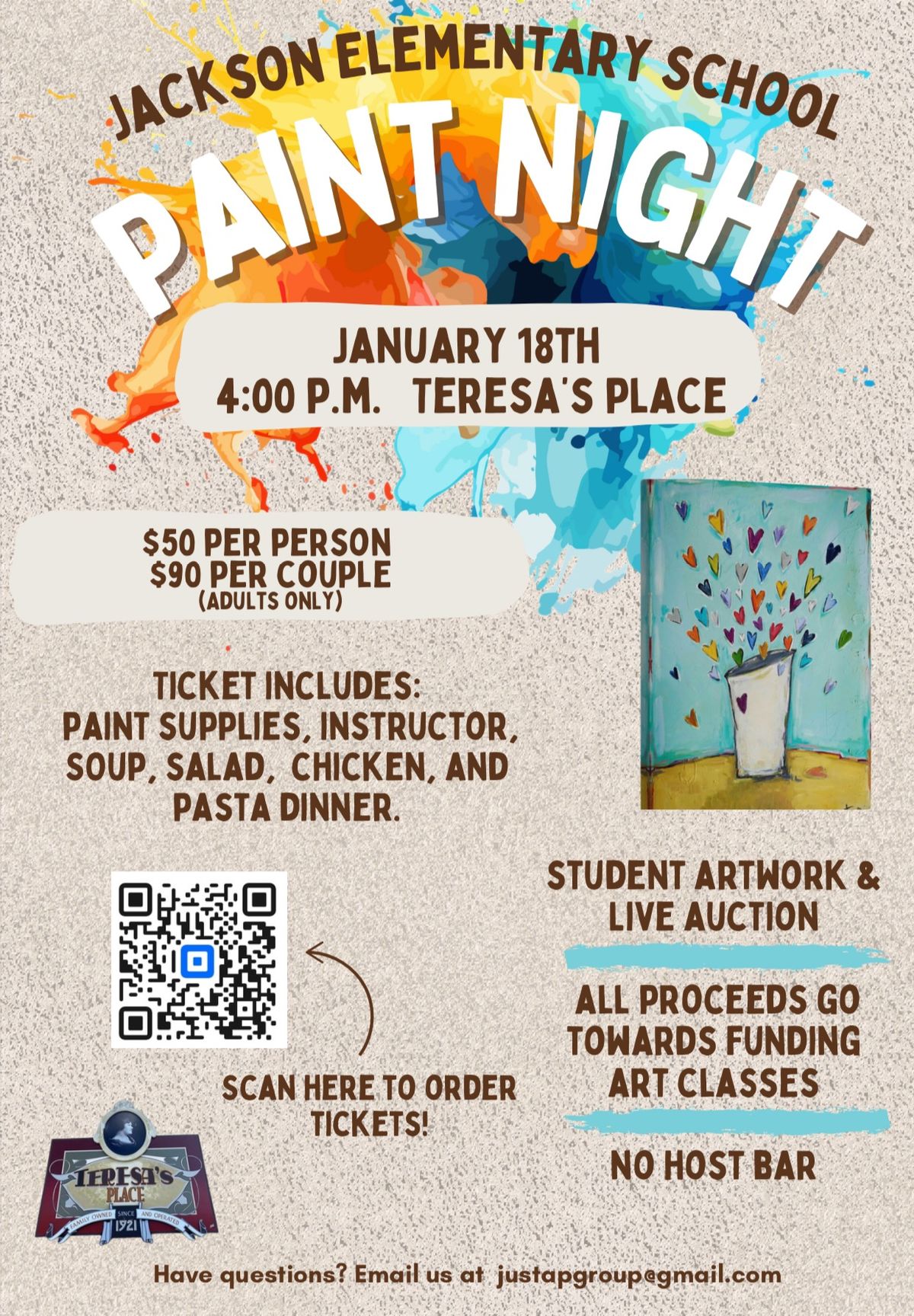 Paint Night Fundraiser