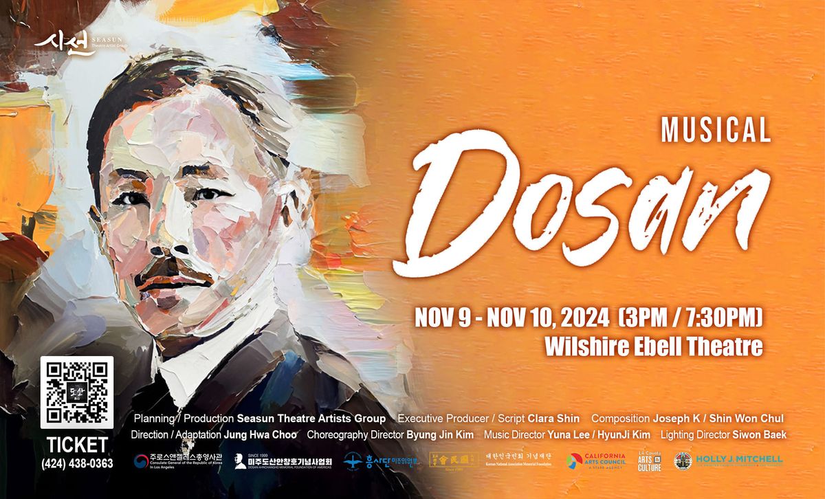 Musical Dosan! Nov. 9 & 10 Wilshire Ebell Theatre