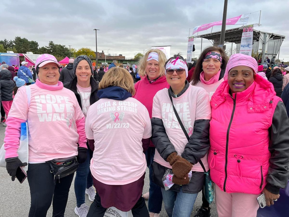 Gates Chili Teachers Association & SRPs: Making Strides Against Breast Cancer Walk