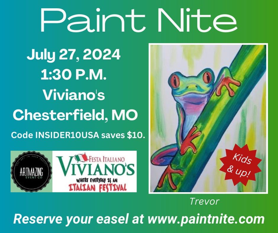 07\/27\/2024 Paint Nite at Viviano\u2019s in Chesterfield, MO