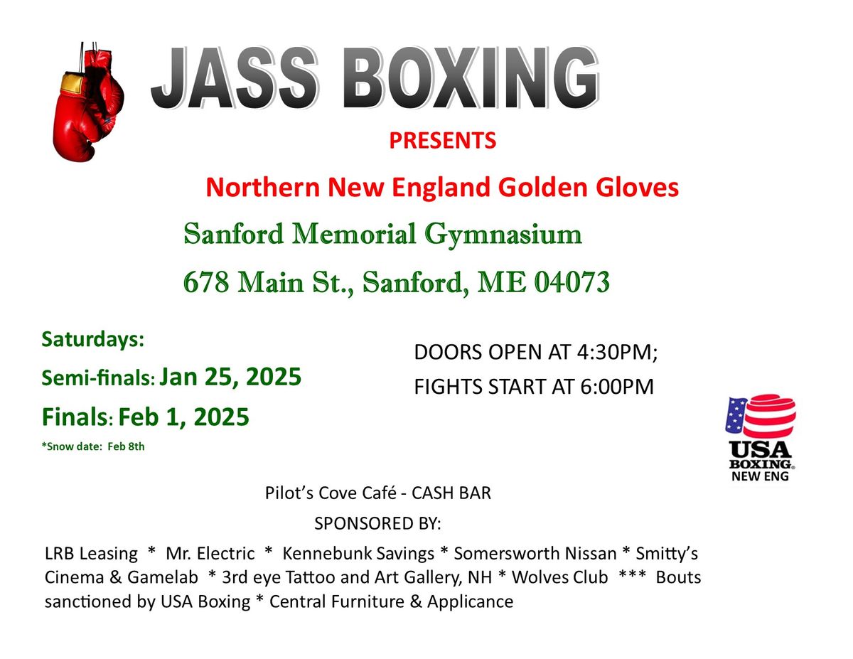 Northern New England Golden Gloves - Week 1