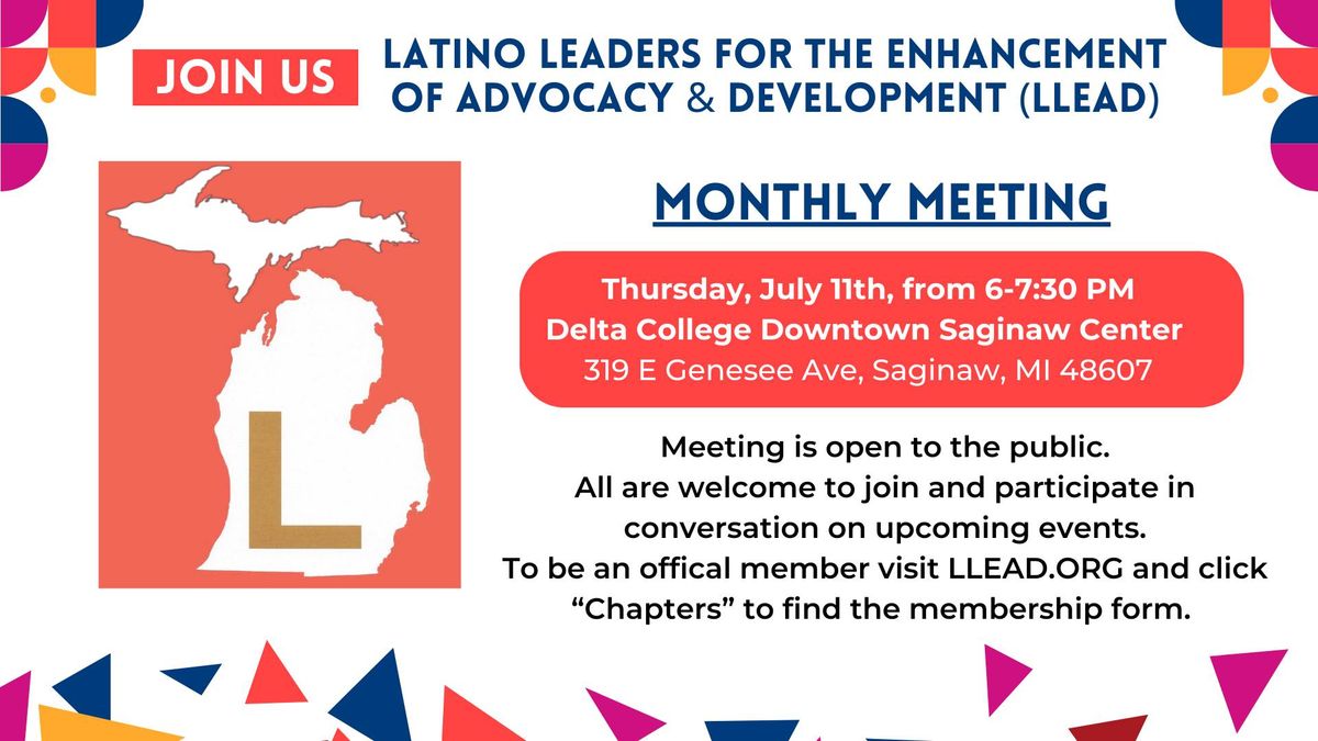 LLEAD *July* Monthly Meeting