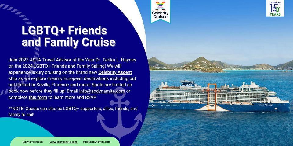 LGBTQ+ Friends and Family Mediterranean Cruise