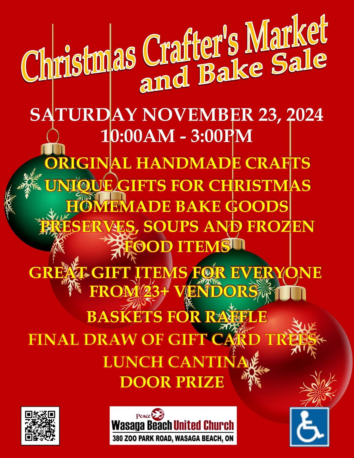 Christmas Crafter's Market and Bake Sale