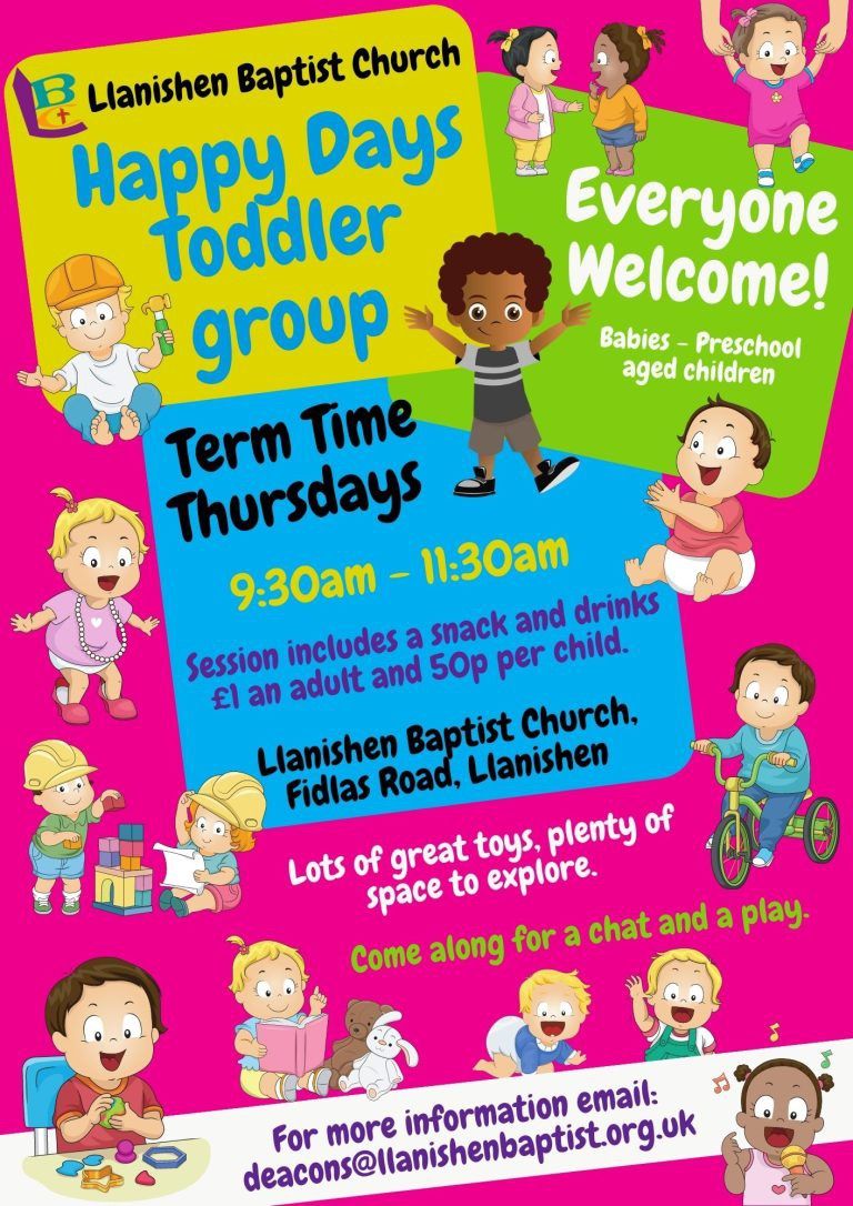 Happy Days Toddler Group; Thursdays term time