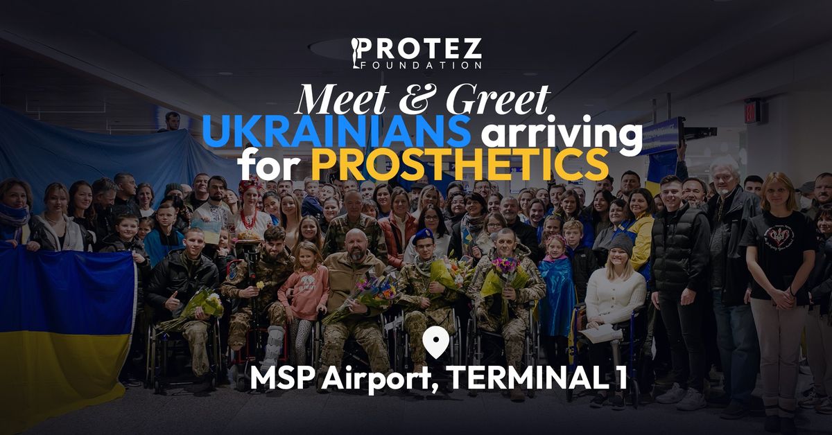 Meet and Greet 23-th Group (First group of 2025!) of Ukrainians arriving for prosthetics