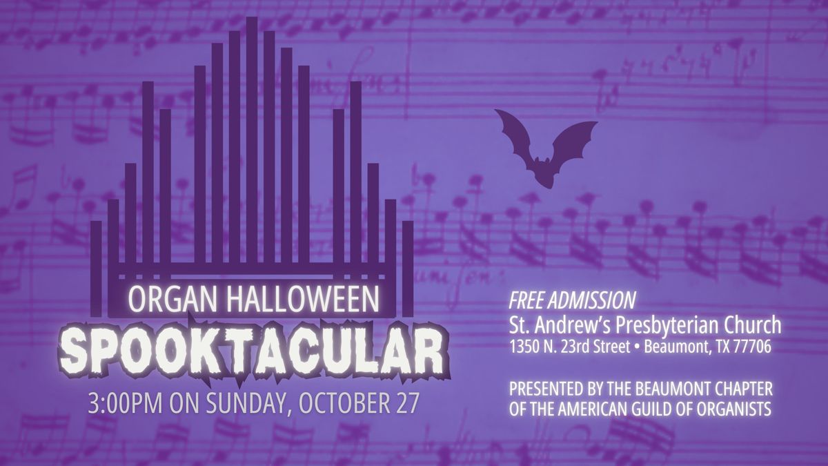 Halloween Organ Spooktacular