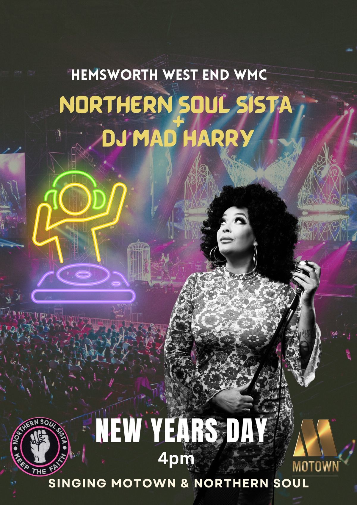 Northern Soul Sista + DJ Mad Harry @Hemsworth West End WMC