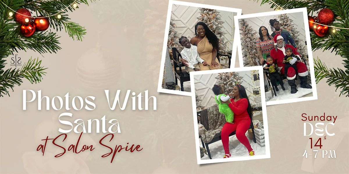 Photos With Santa at Salon Spice