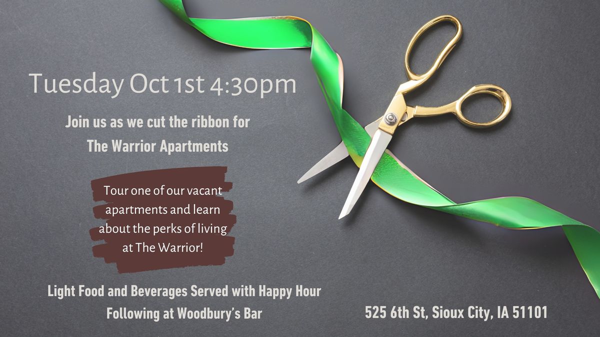 The Warrior Apartments Ribbon Cutting