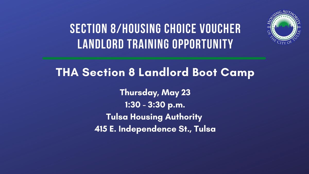 THA Section 8 Landlord Boot Camp