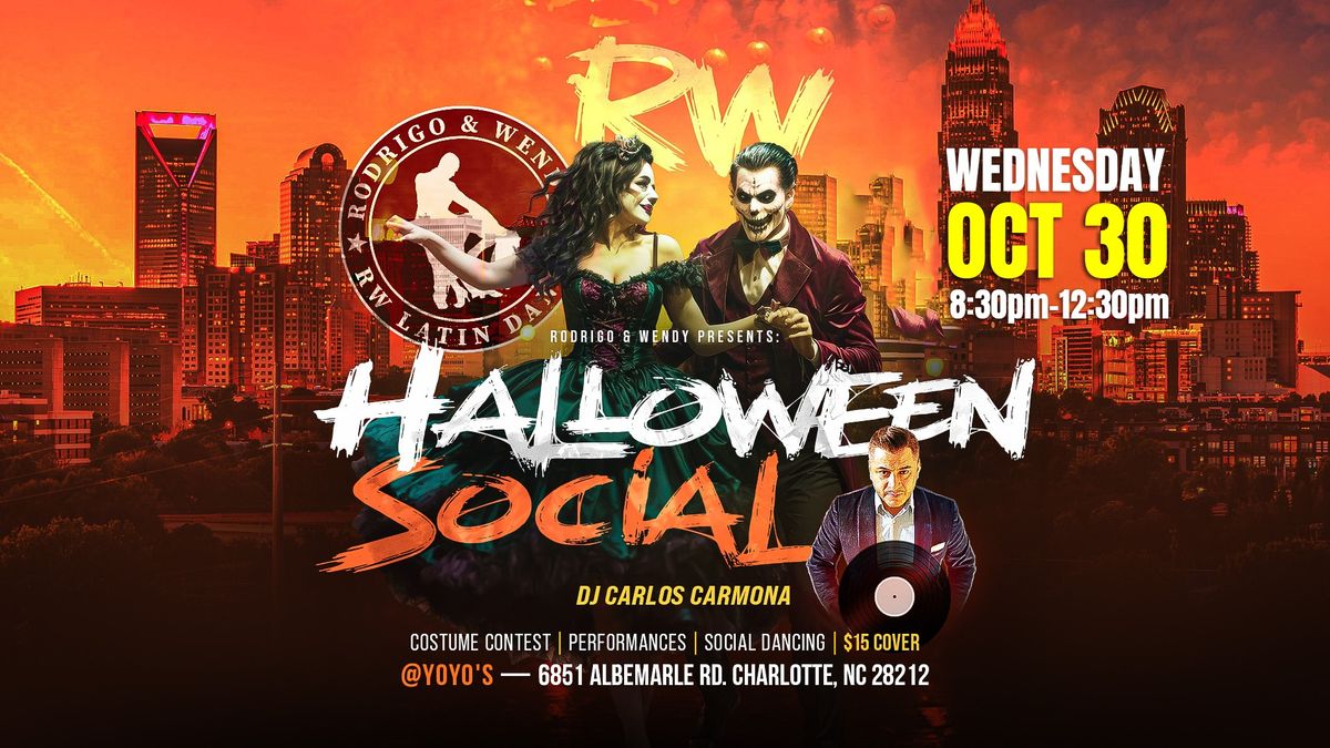 RW HALLOWEEN SOCIAL - WEDNESDAY OCT 30 - Dj Carmona