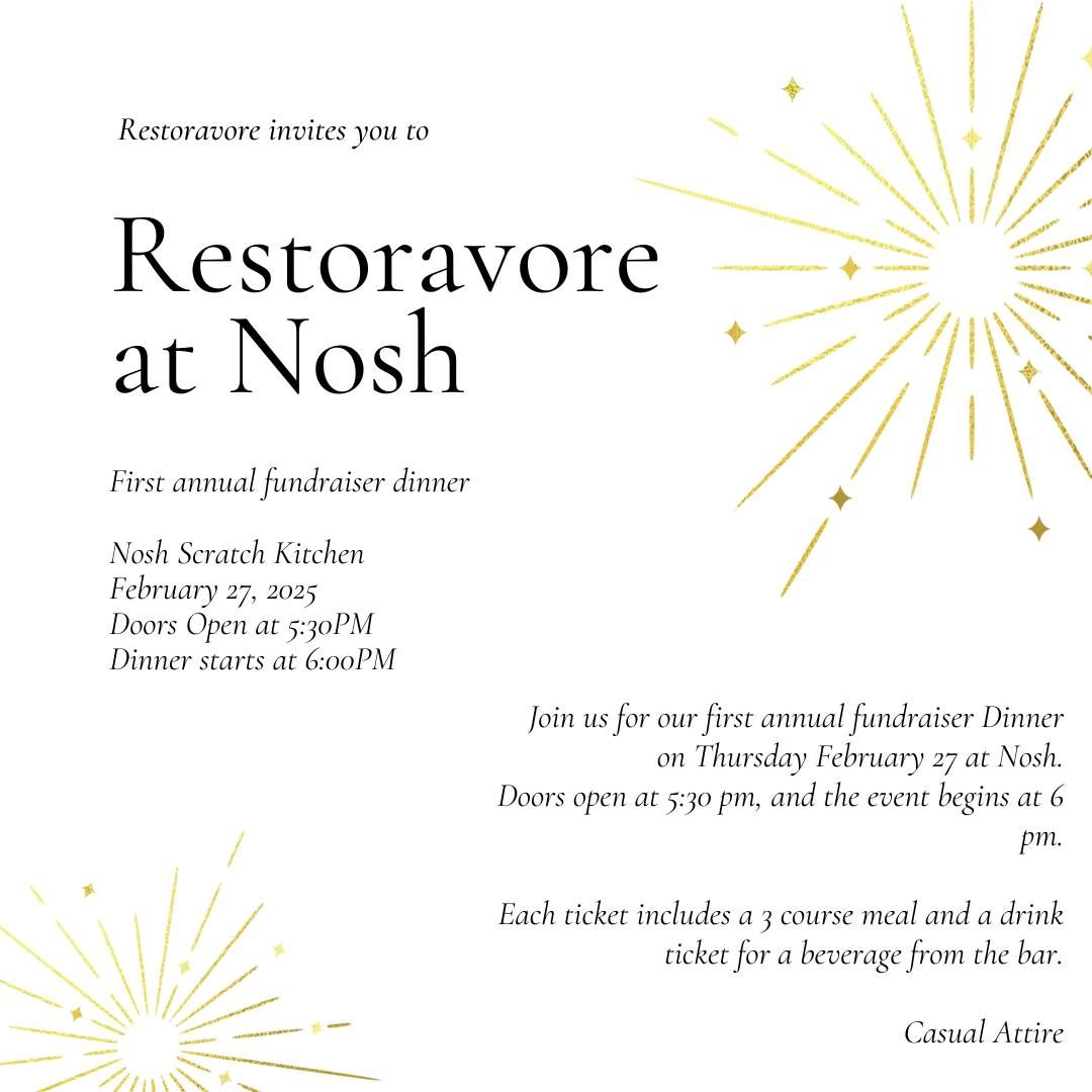 Restoravore's First Fundraiser Dinner