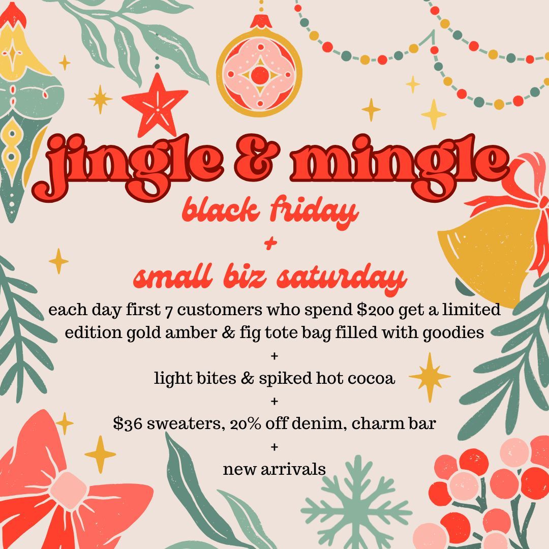 Jingle & Mingle Shop Small 2 Day Event