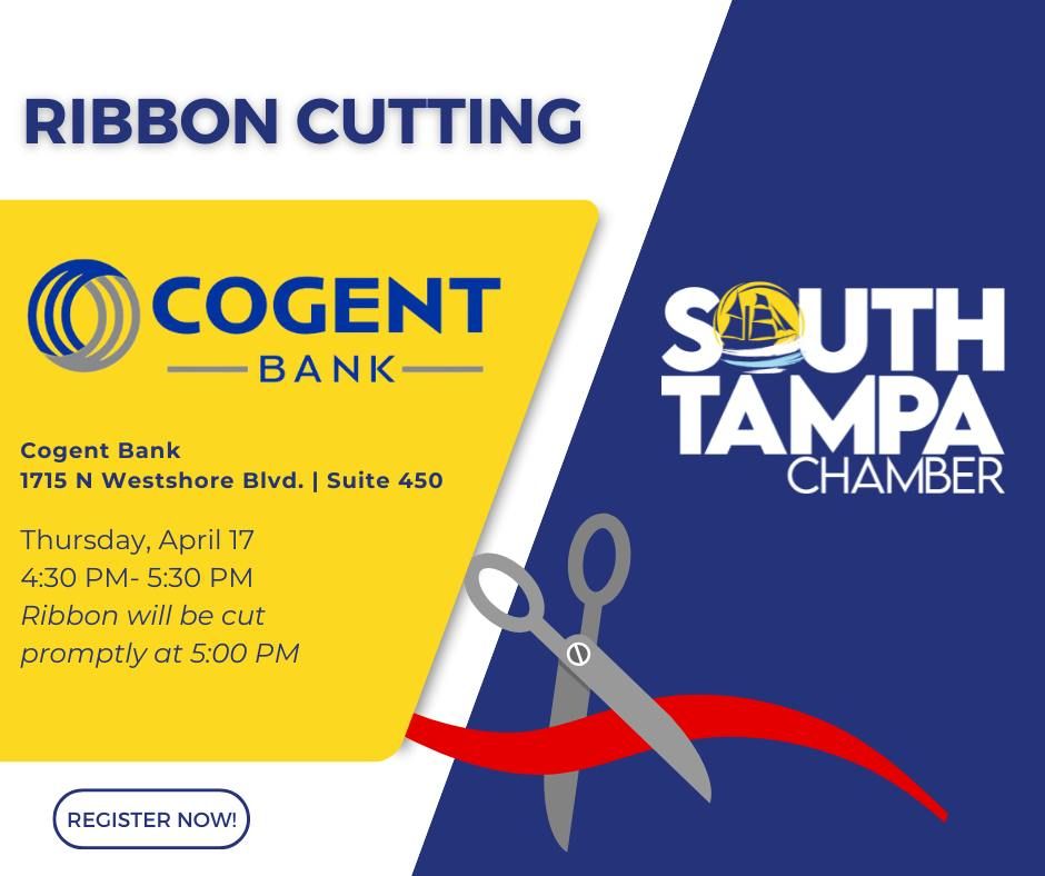 Ribbon Cutting for Cogent Bank