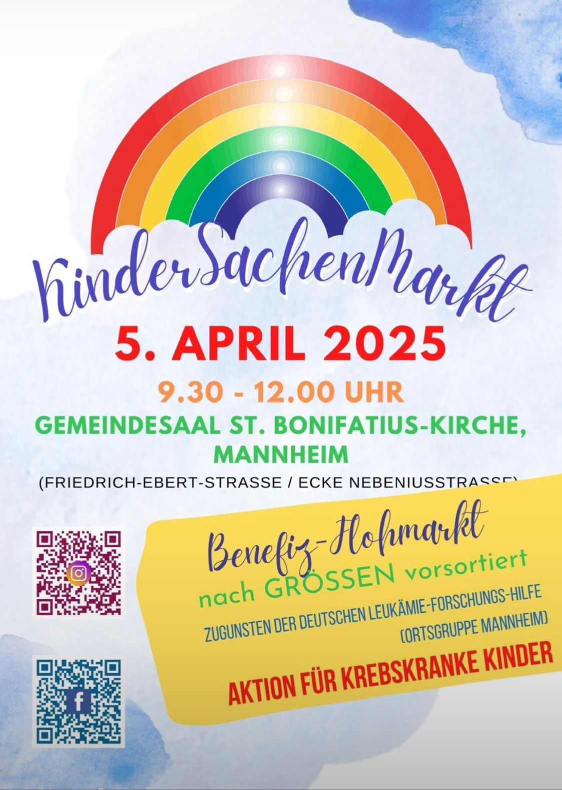 KinderSachenMarkt im Gemeindesaal der St. Bonifatius-Kirche, Mannheim