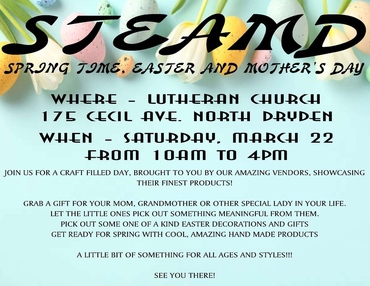 Spring Time, Easter and Mother's Day Craft Market