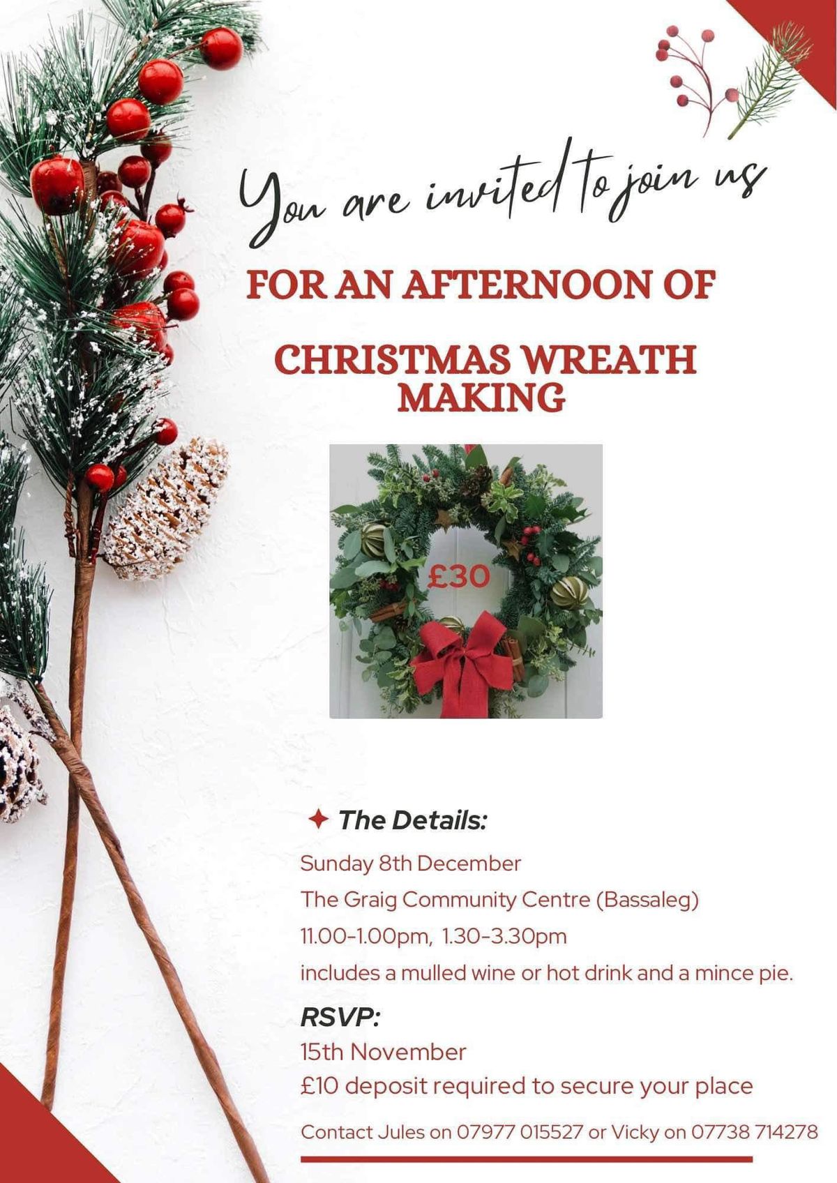 Christmas Wreath Making