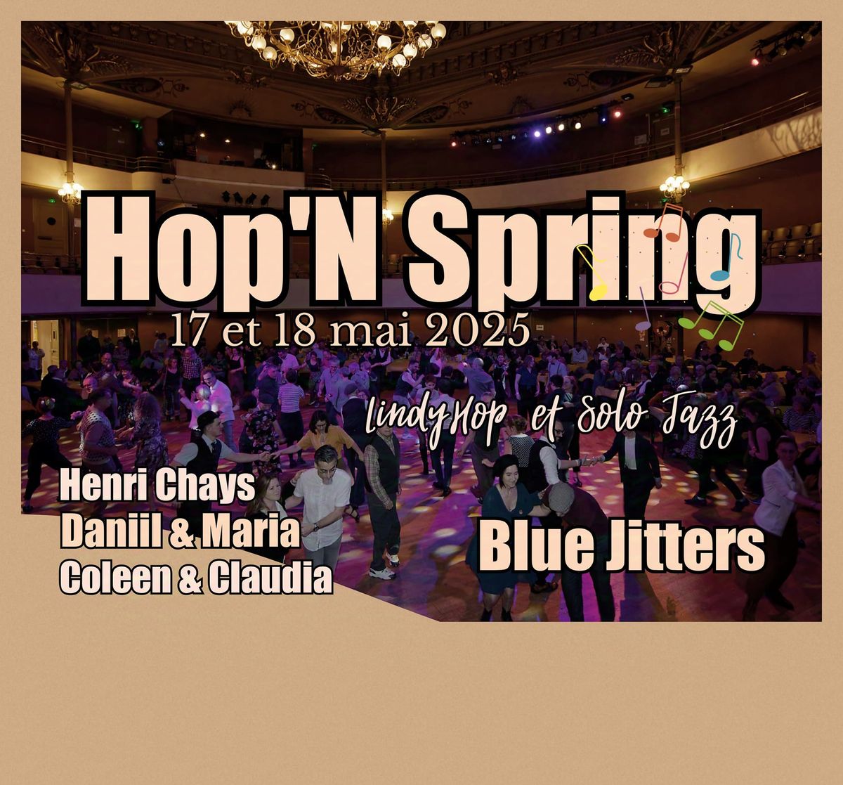 Hop'N Spring -Stage de Lindy hop et solo jazz et grand Bal Swing