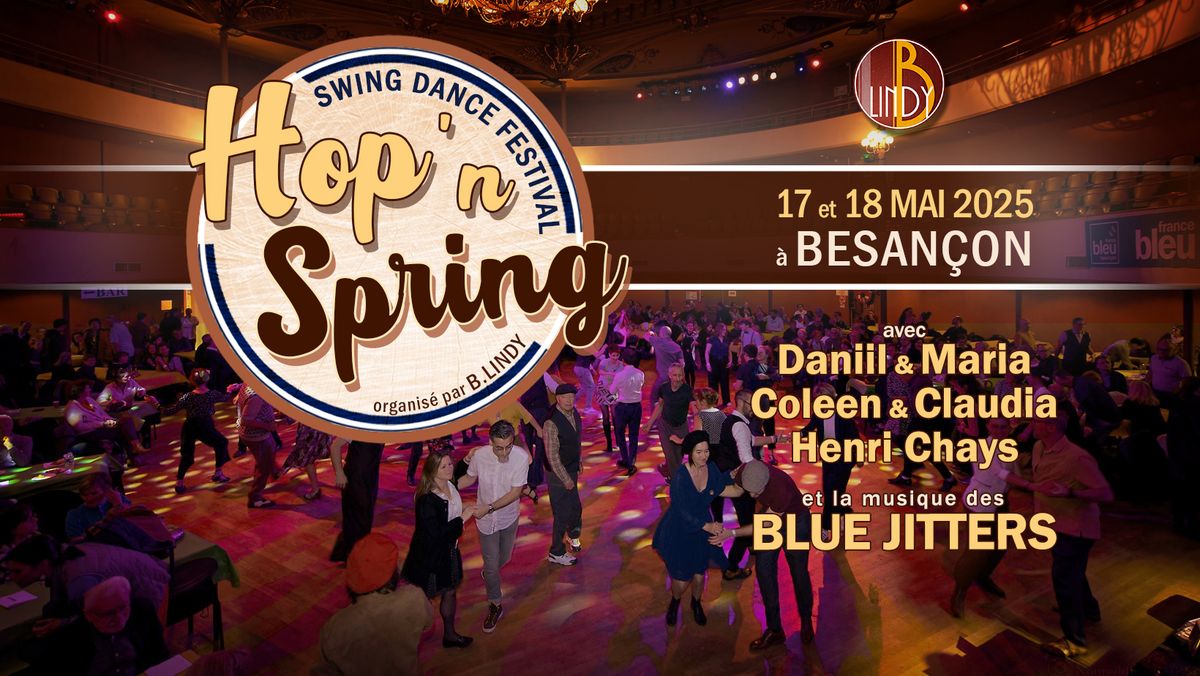 Hop'N Spring -Stage de Lindy hop et solo jazz et grand Bal Swing