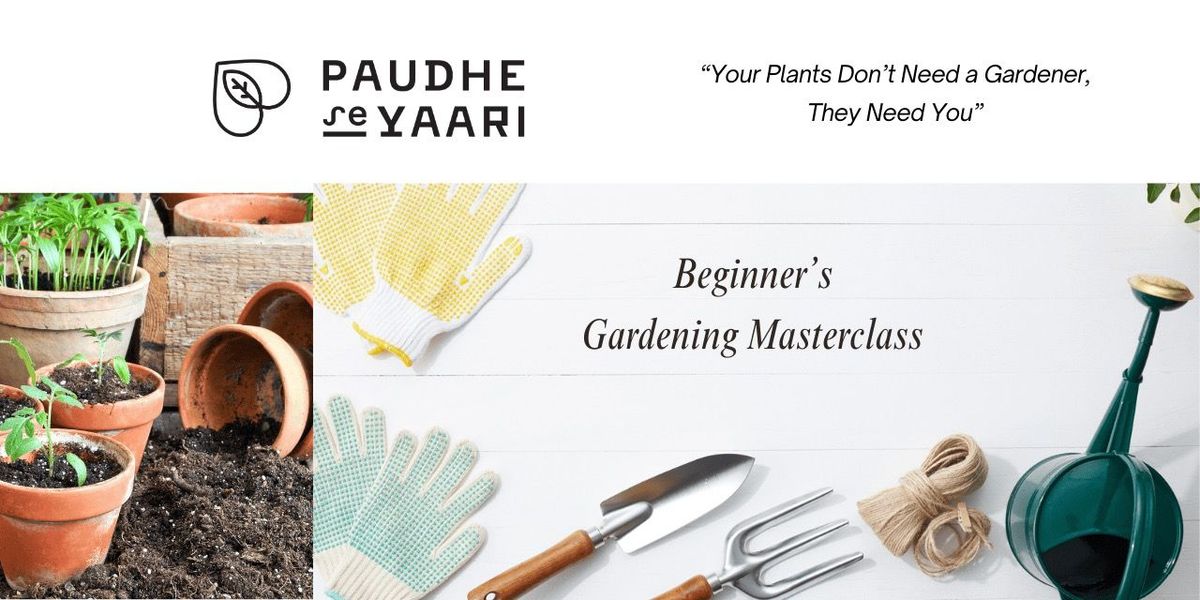 Beginners Gardening Masterclass