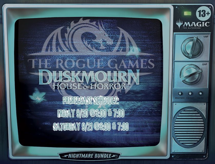 MTG Duskmourn House of Horrors Prerelease Weekend