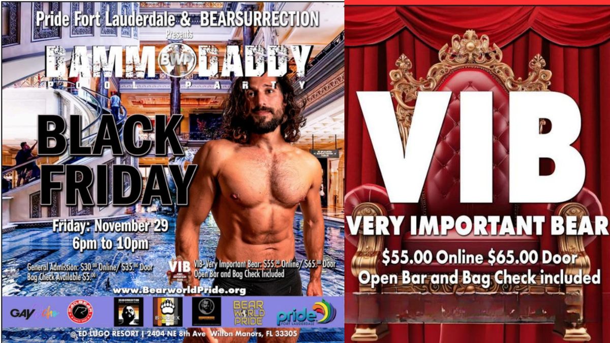 Damm Daddy - BLACK FRIDAY - Pool Party