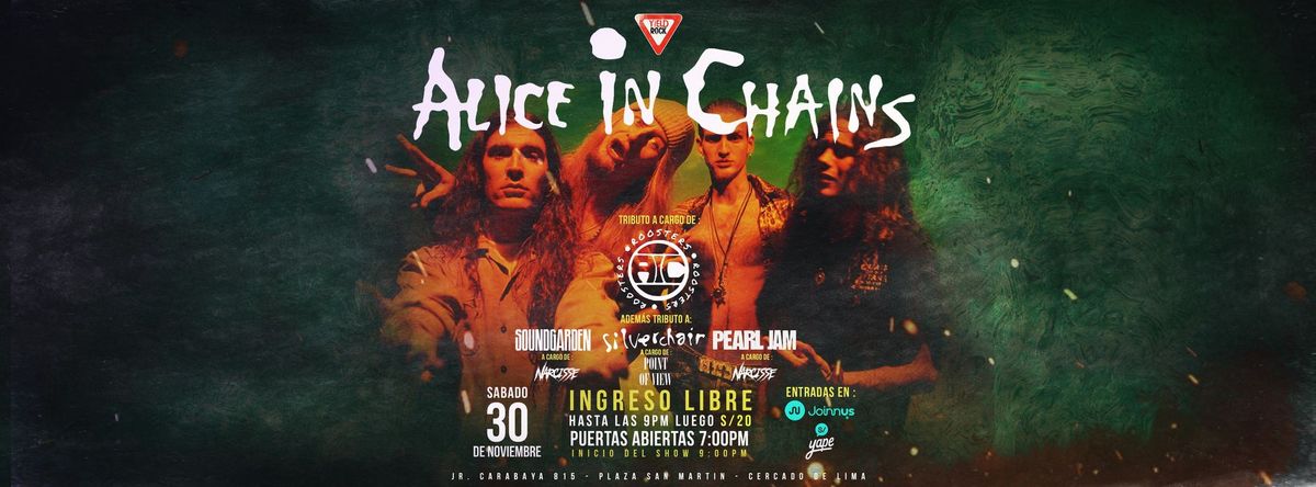 \u2600\ufe0fTRIBUTO A ALICE IN CHAINS A CARGO DE ROOSTERS - SHOW COMPLETO \u2600\ufe0f