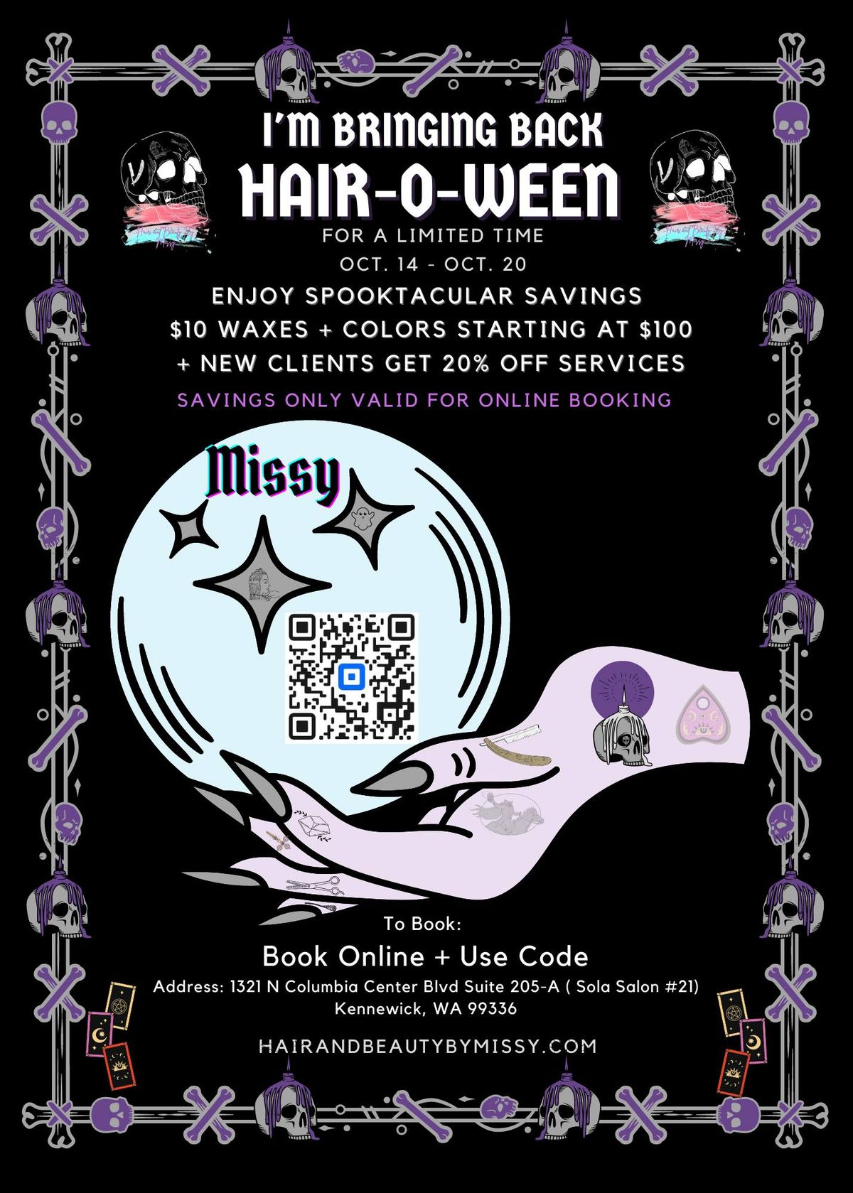 HAIR-O-WEEN HAIR EVENT