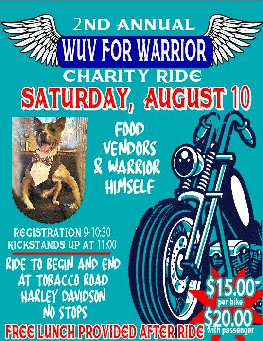 2nd Annual Wuv for Warrior Charity Ride