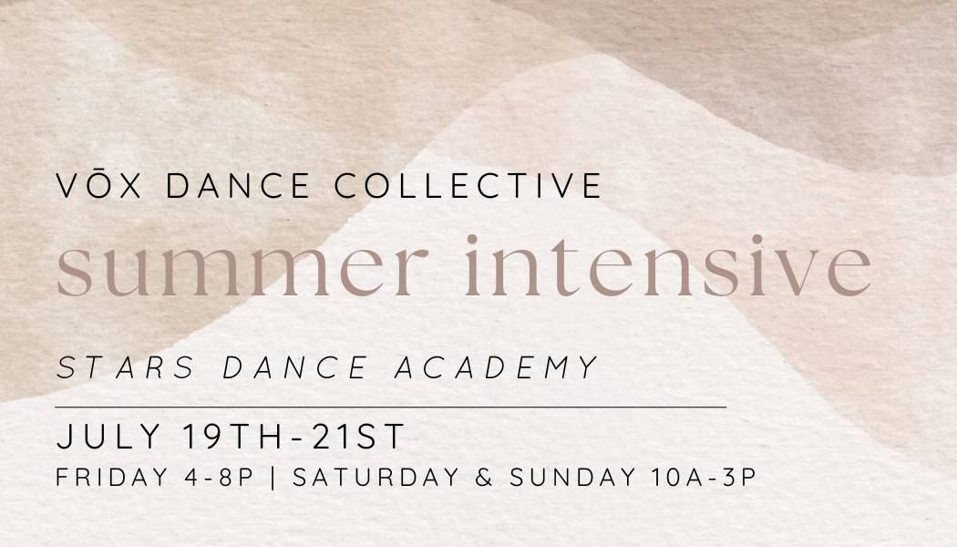 Adult Summer Intensive