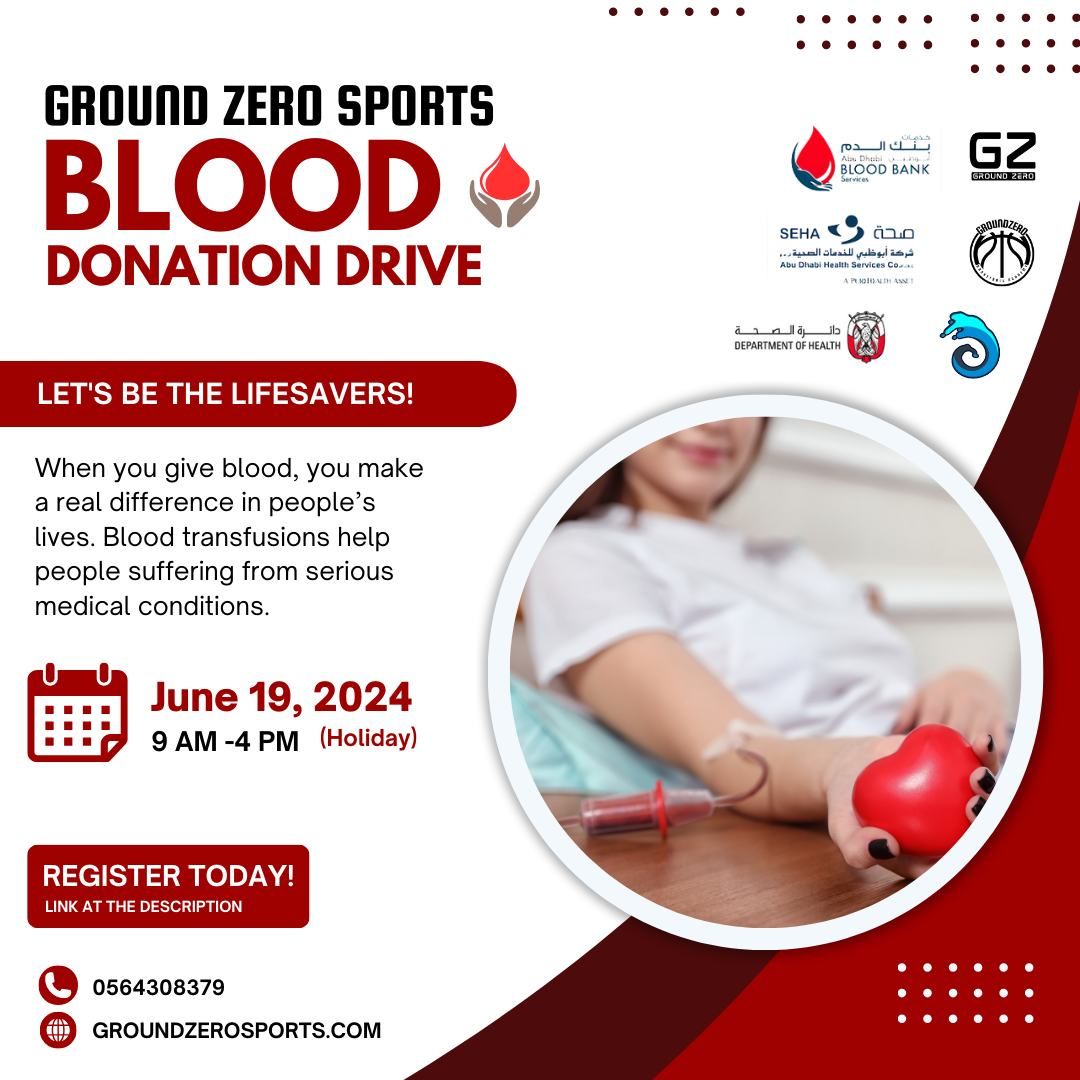 Blood Donation Drive with Ground Zero 