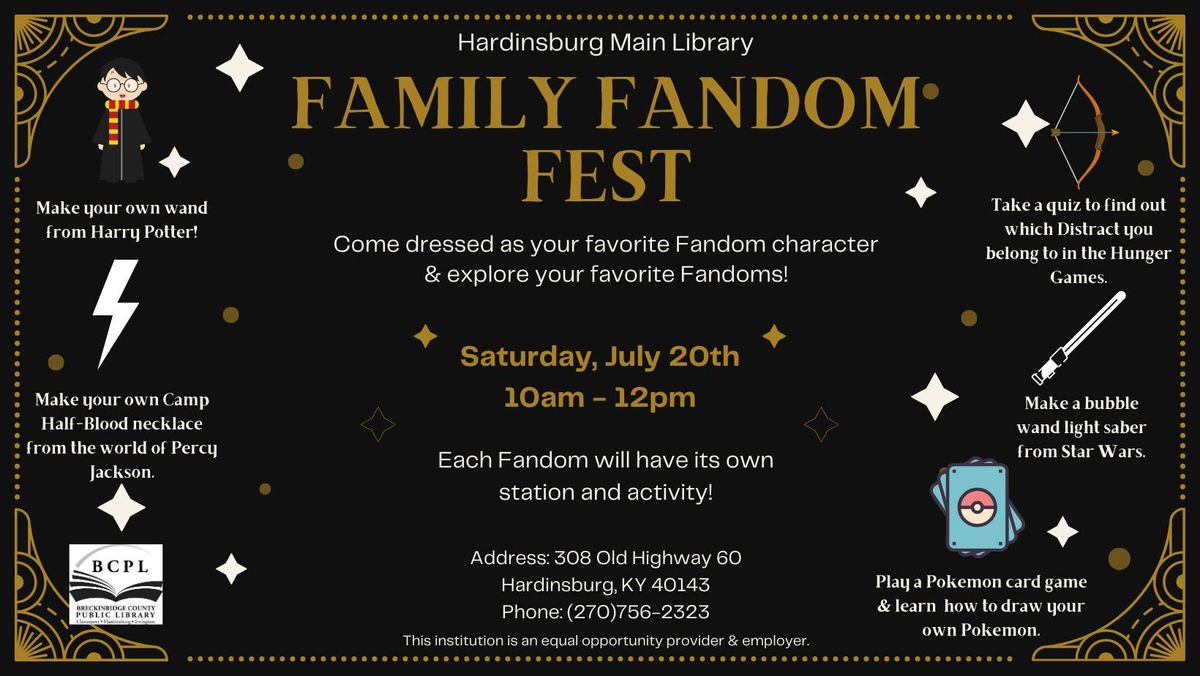 Hardinsburg: Family Fandom Fest