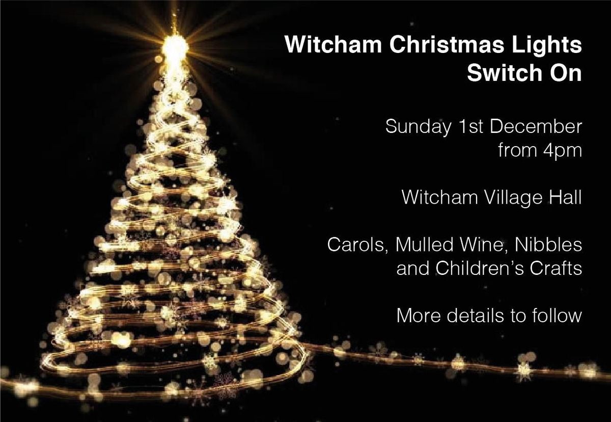 Witcham Christmas Lights Switch On