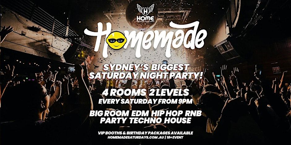 Homemade Saturdays: Free Entry + Free Drink