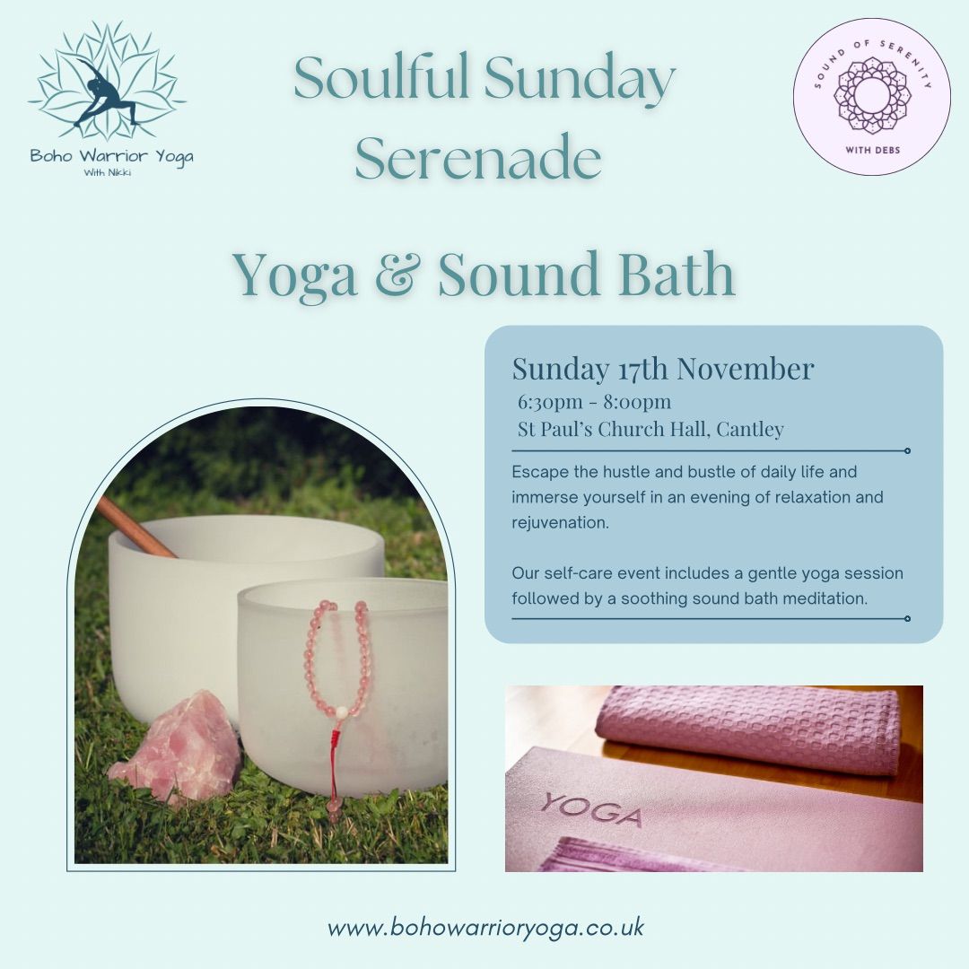 Soulful Sunday Serenade - Yoga & Crystal Sound Bath