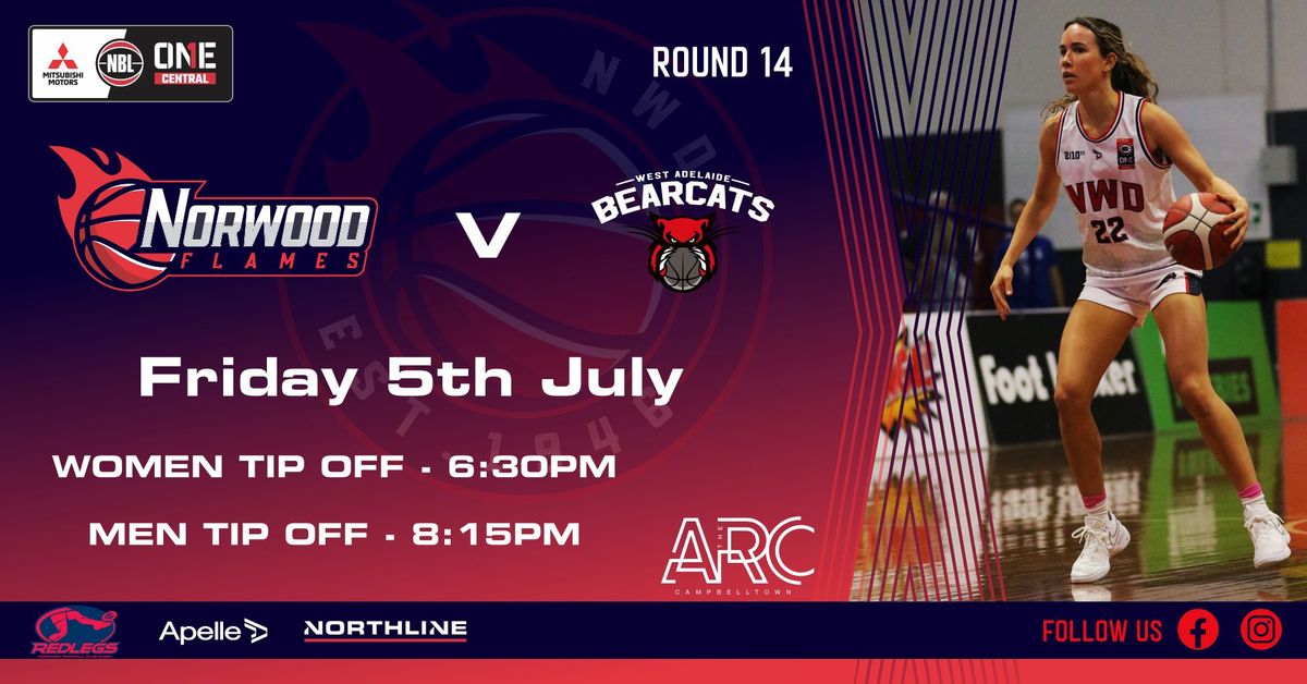 NBL1 Round 14: Norwood Flames Vs West Adelaide Bearcats