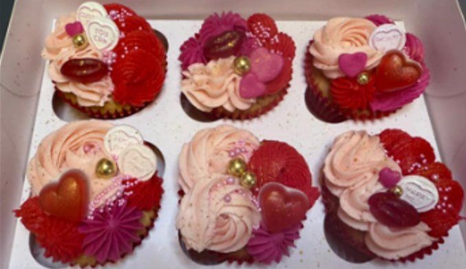 Valentines Cupcake Decorating Class