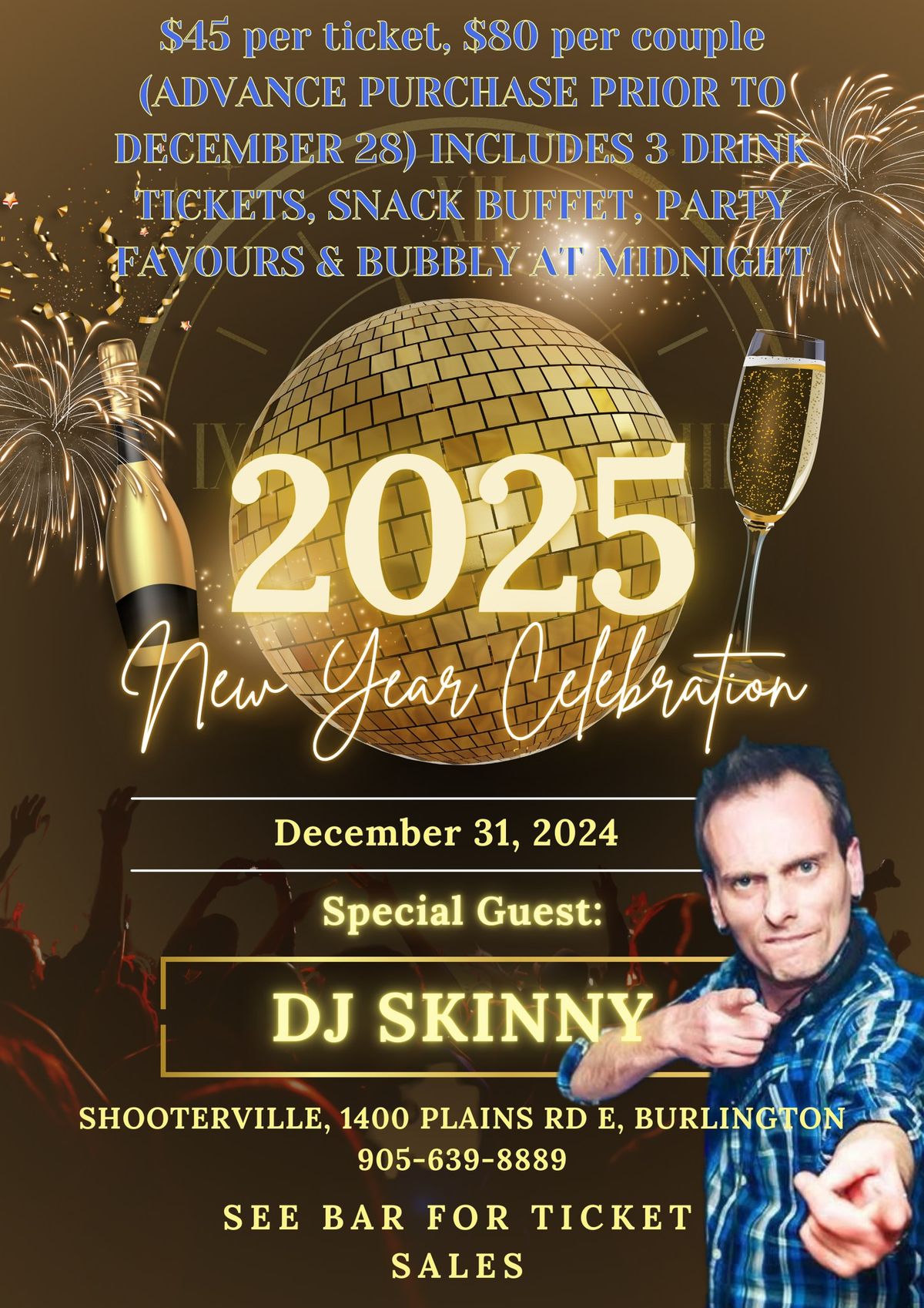 Celebrate the New Year at SHOOTERVILLE!!!