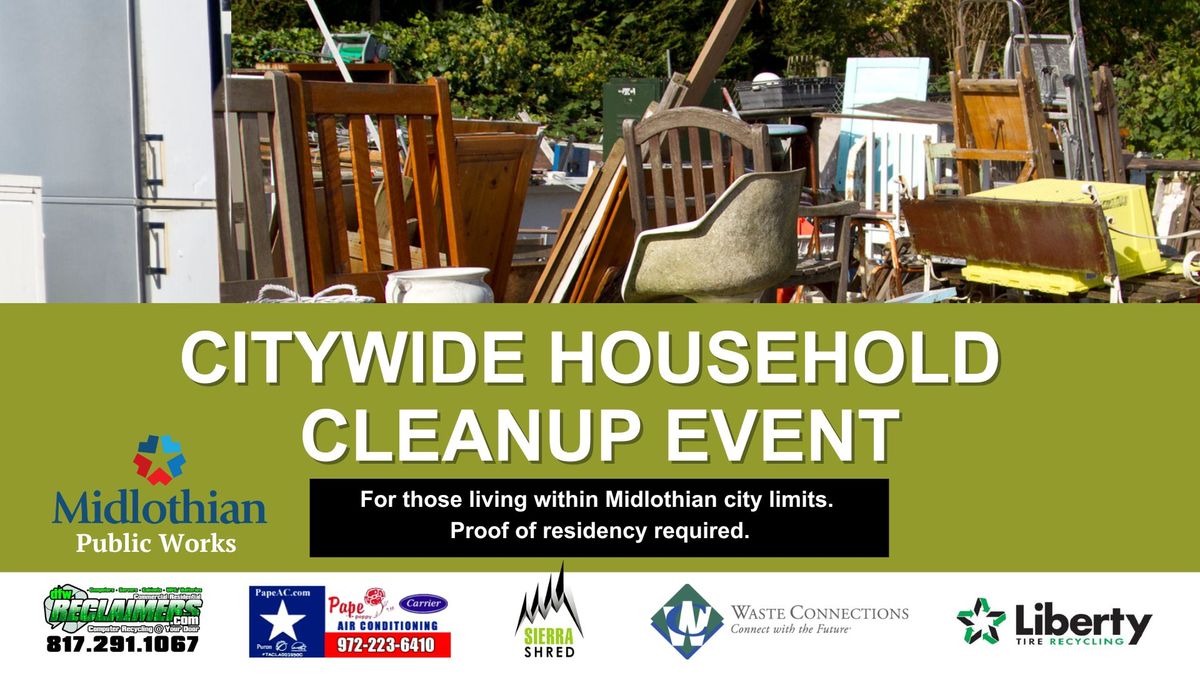 Citywide Household CleanUp Event