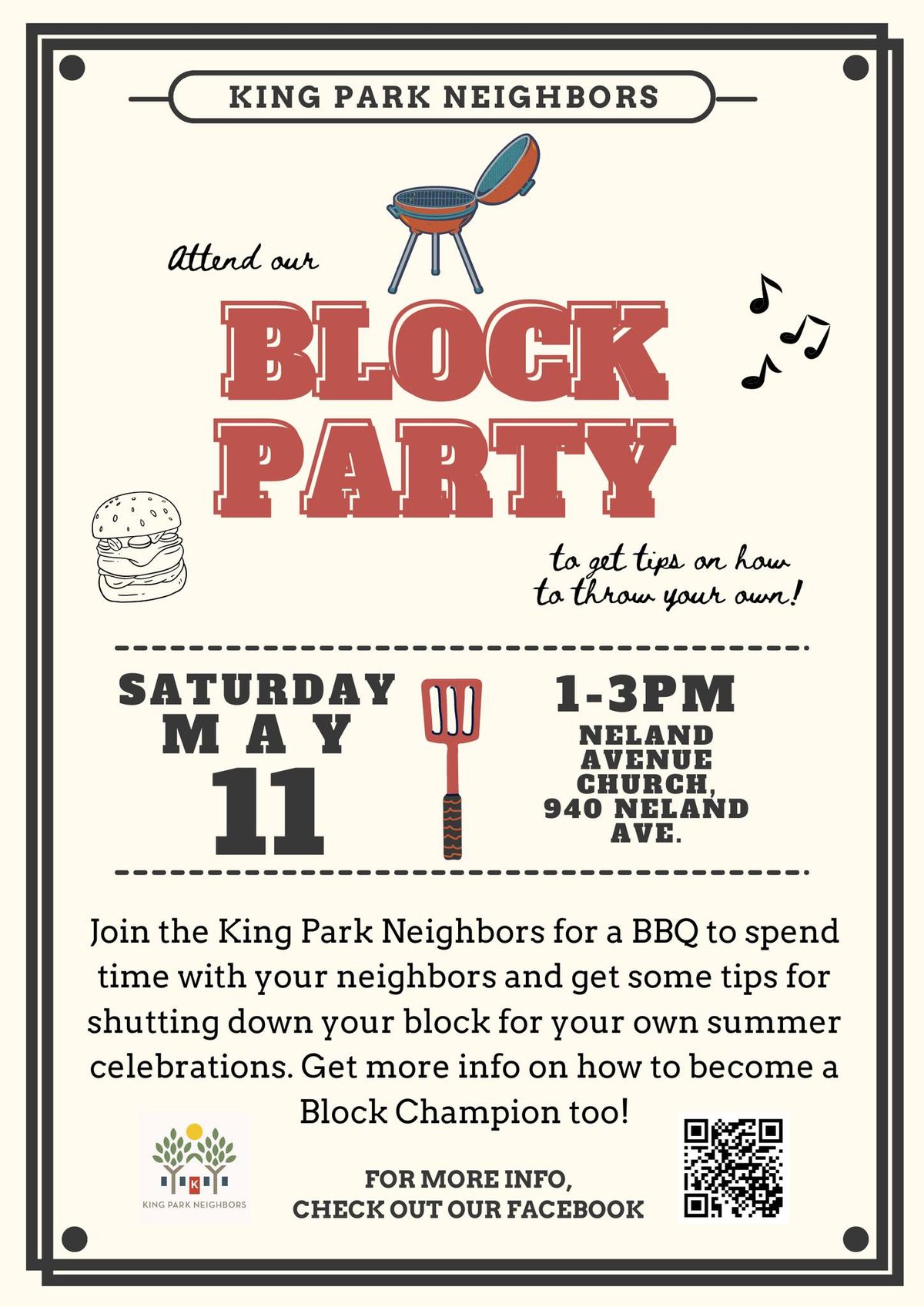Block Party for King Park Neighbors