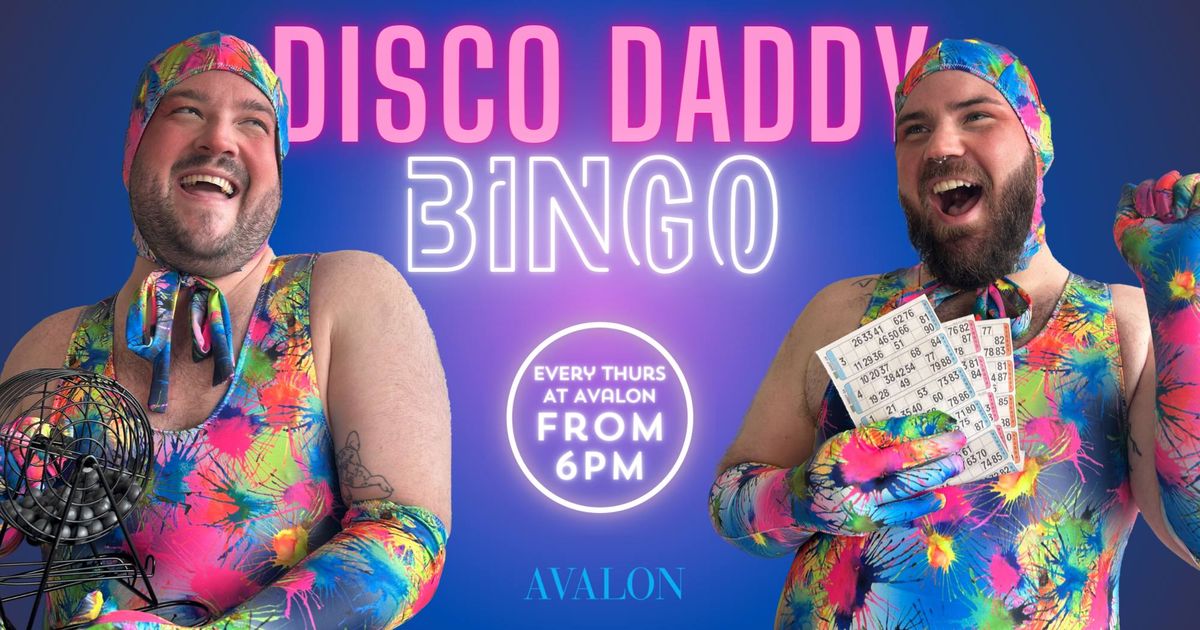 Disco Daddy Bingo Thursday 18th July 2024